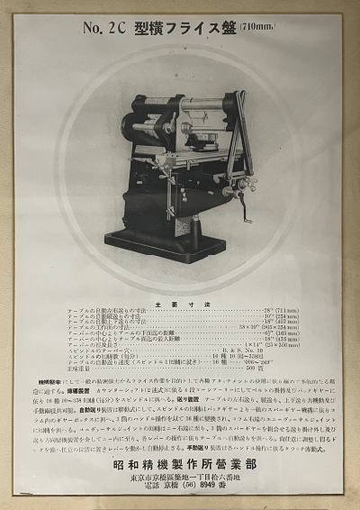 創業当時の製作販売機械イメージ